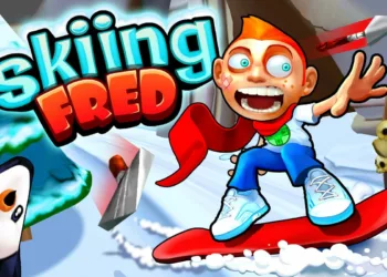 Skiing Fred